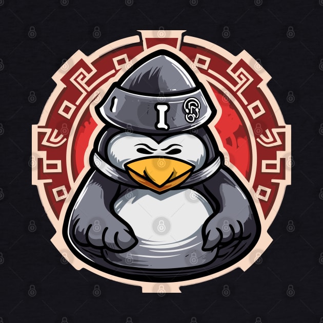 cartoon emperor penguin by DesginsDone